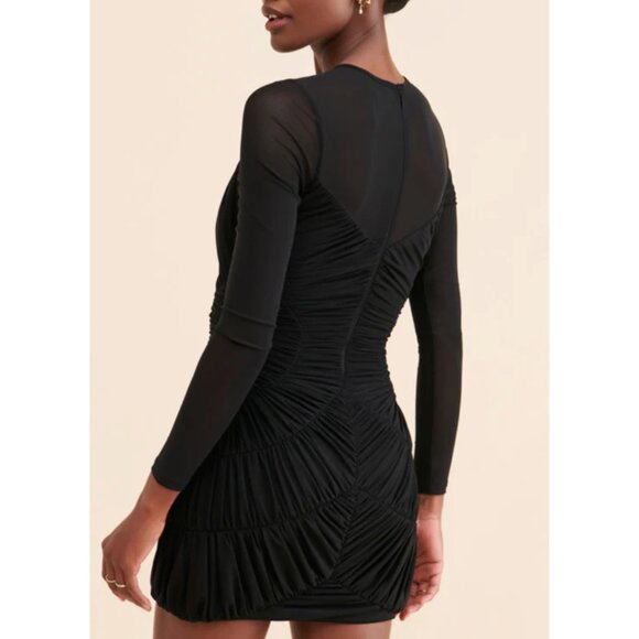 "Quincey" Sheer Mini Dress - Picture 3 of 6